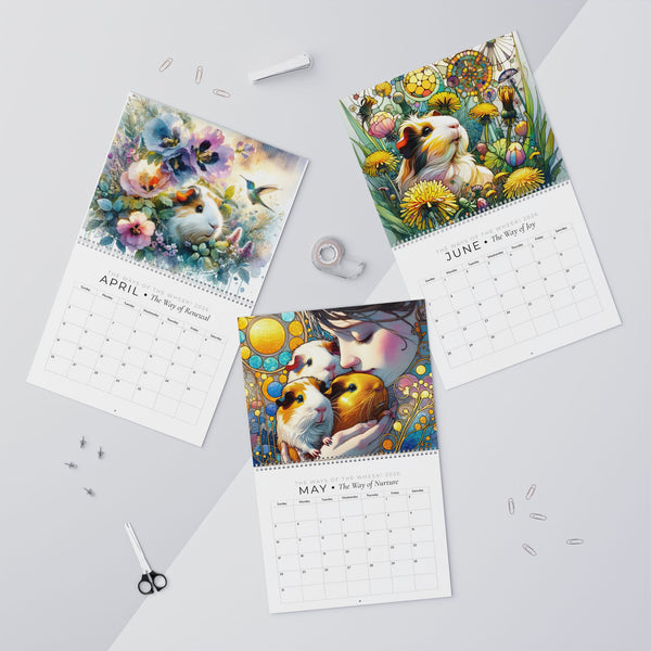 The Ways of the Wheek, Monthly Guinea Pig Wall Calendar