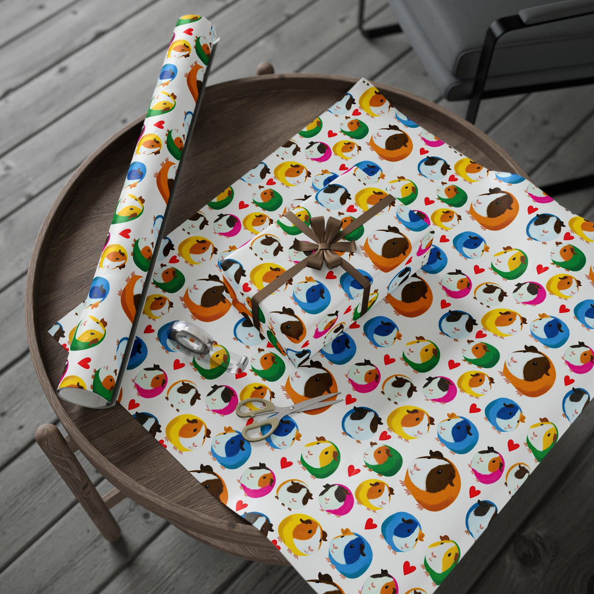 Poppin' Piggy Gift Wrapping Paper