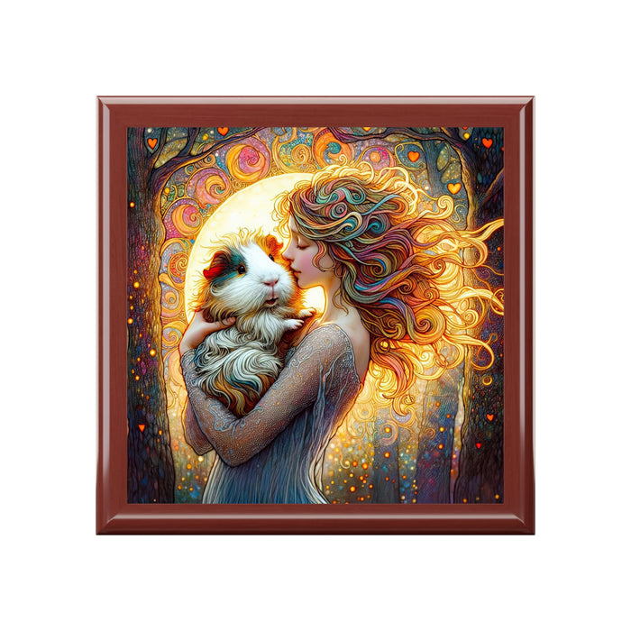 Woodland Grace Guinea Pig Jewelry Box