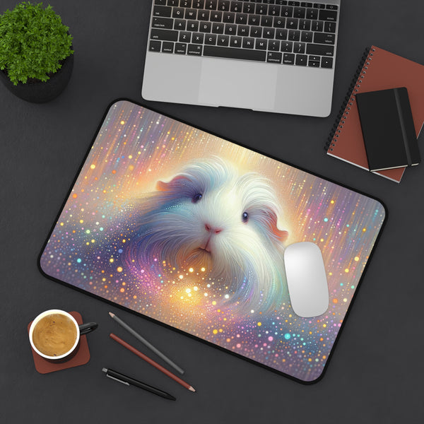 Guinea Pig Glitter Glow Desk Mat