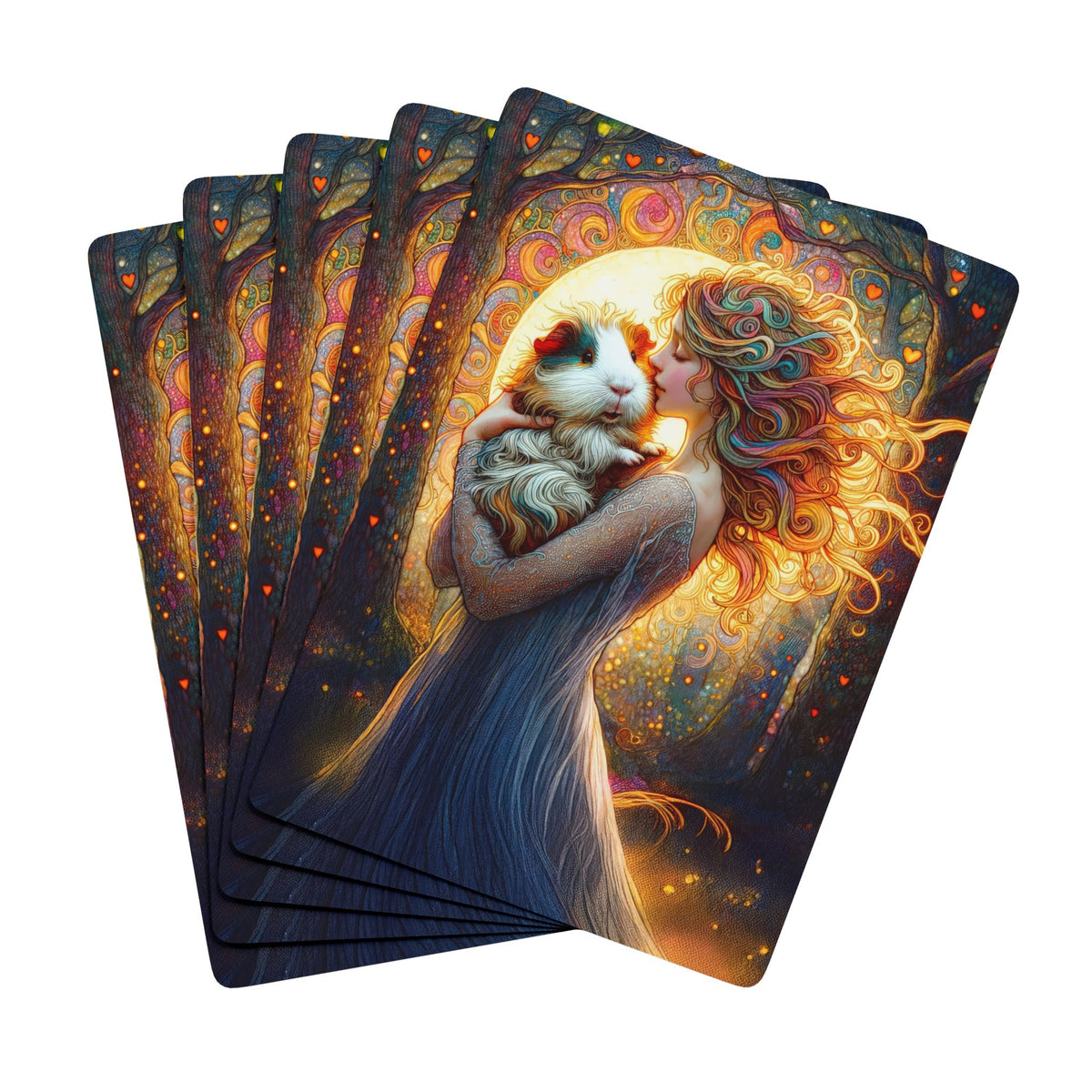 Woodland Grace Guinea Pig Playing Cards
