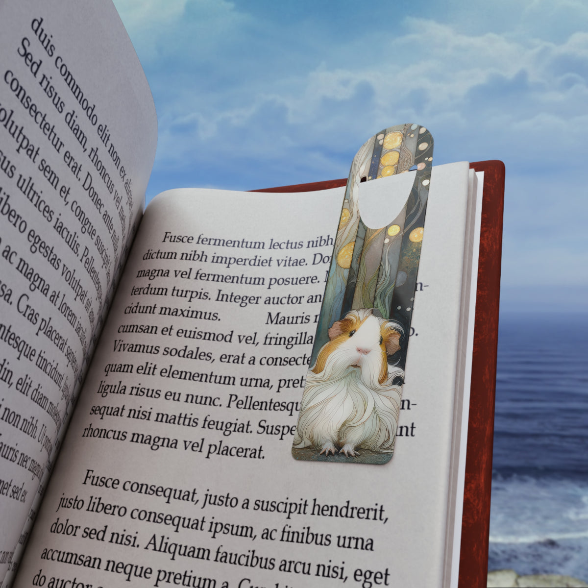 Deep Piggy Thoughts Guinea Pig Bookmark