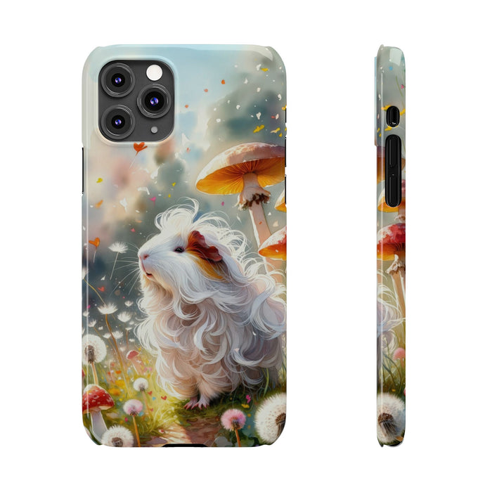 Dandelion Daze Guinea Pig Slim iPhone Case