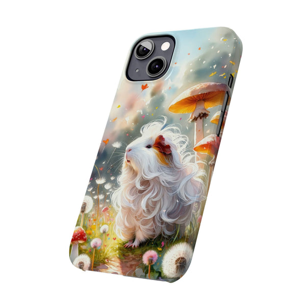 Dandelion Daze Guinea Pig Slim iPhone Case