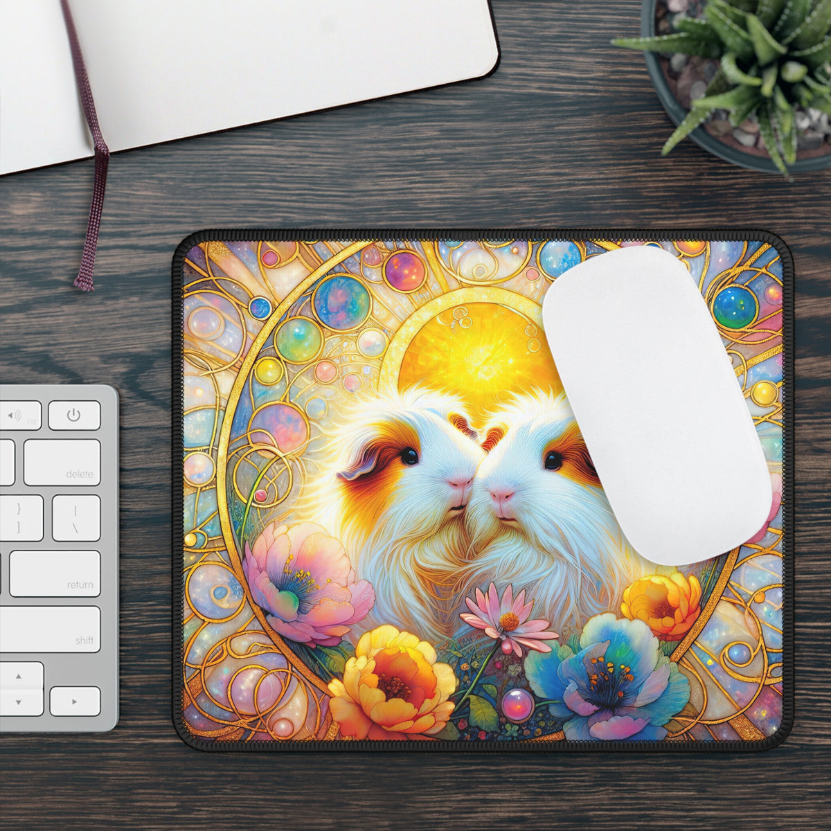 Sunburst Piggy Gaming Mouse Pad