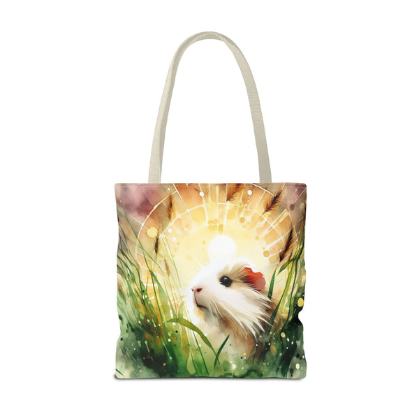 Whimsical Guinea Pig Tote Bag, Cute Animal Tote, Pet Lover Gift, Eco-Friendly Shopping Bag, Spring and Summer Accessory
