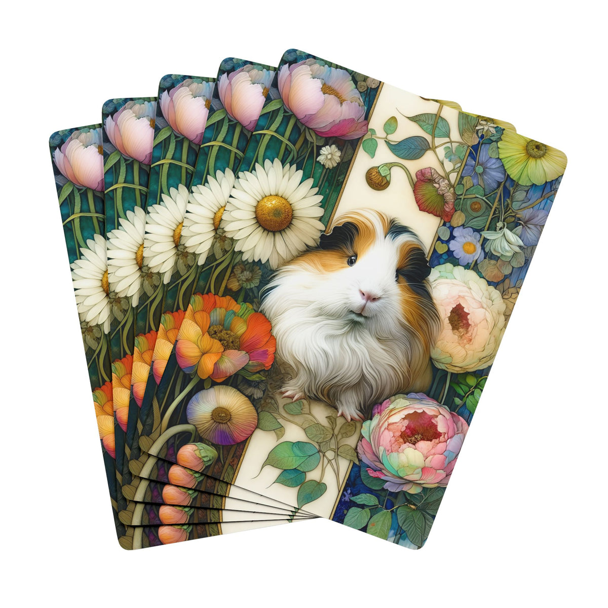 Luscious Piggy Playing / Poker Cards