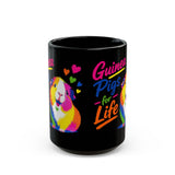 Guinea Pigs for Life Pop Black Guinea Pig Mug – image 6
