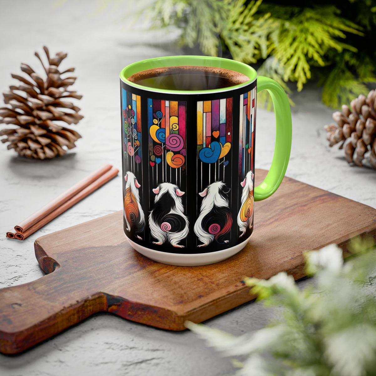 Piggy Butt Lineup - Guinea Pig Mug