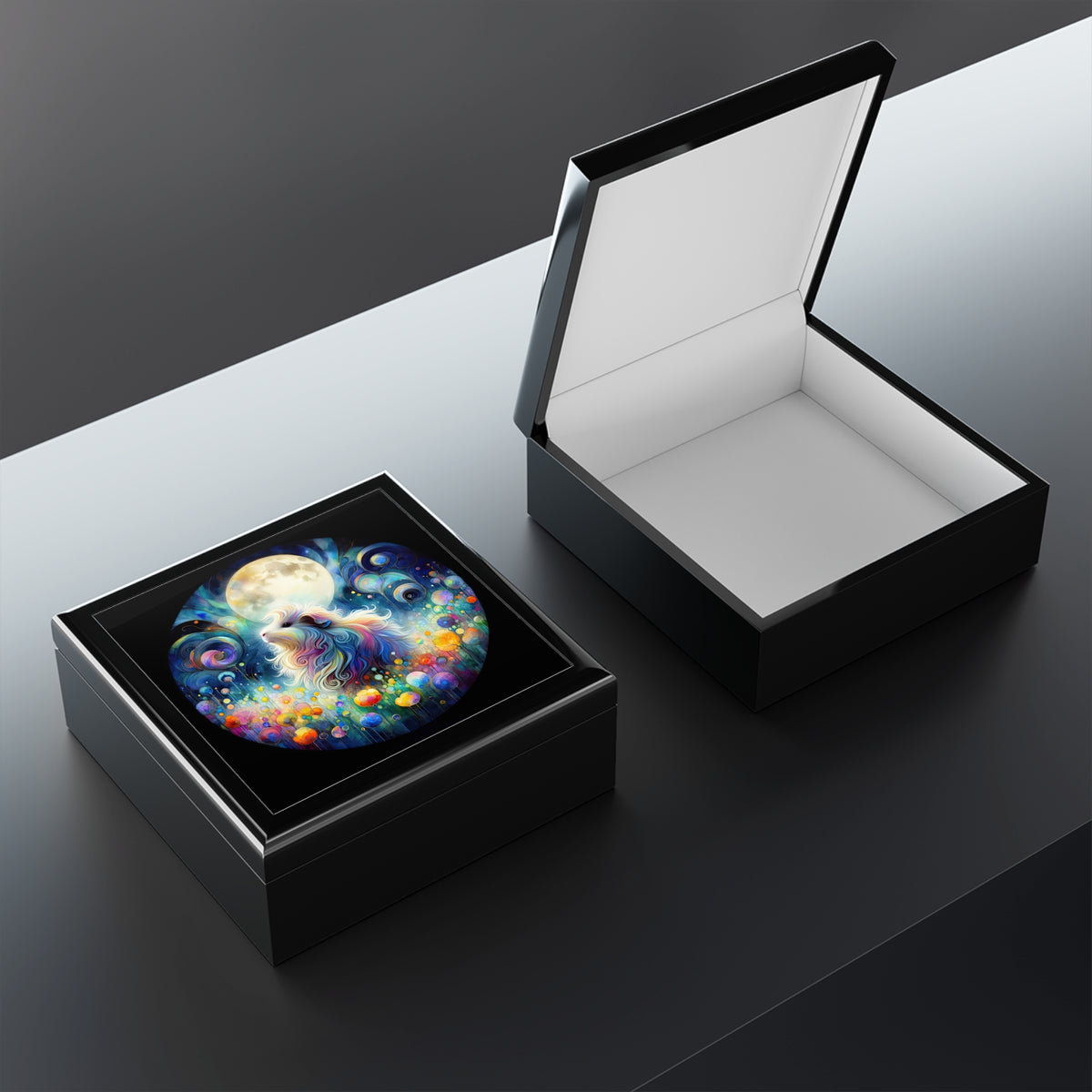 Magic Moon Song Guinea Pig Jewelry Box