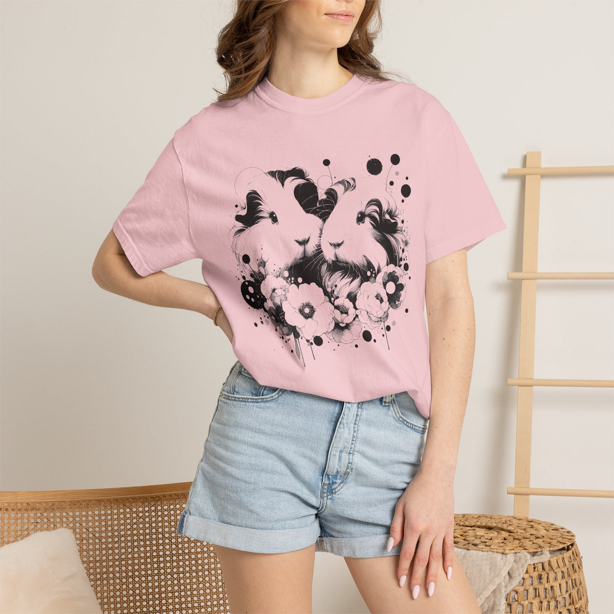 Black Opal Piggies Guinea Pig Tee