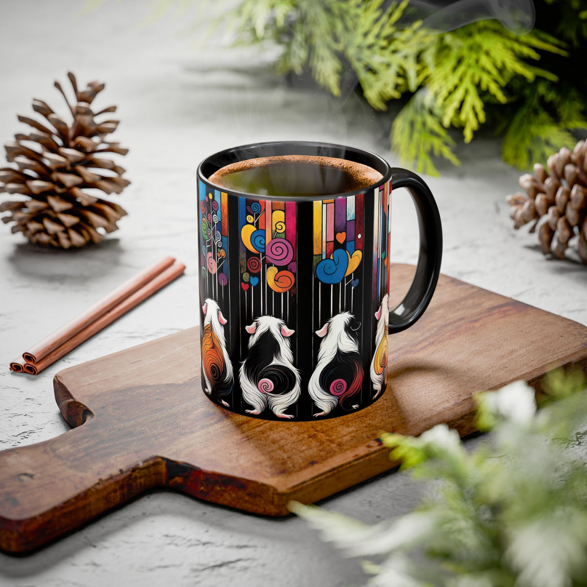 Piggy Butt Lineup - Guinea Pig Mug