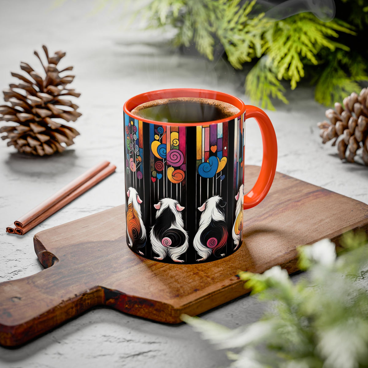 Piggy Butt Lineup - Guinea Pig Mug