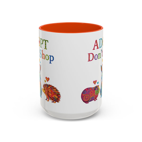 Guinea Pig Mug - Adopt Don't Shop - Boho