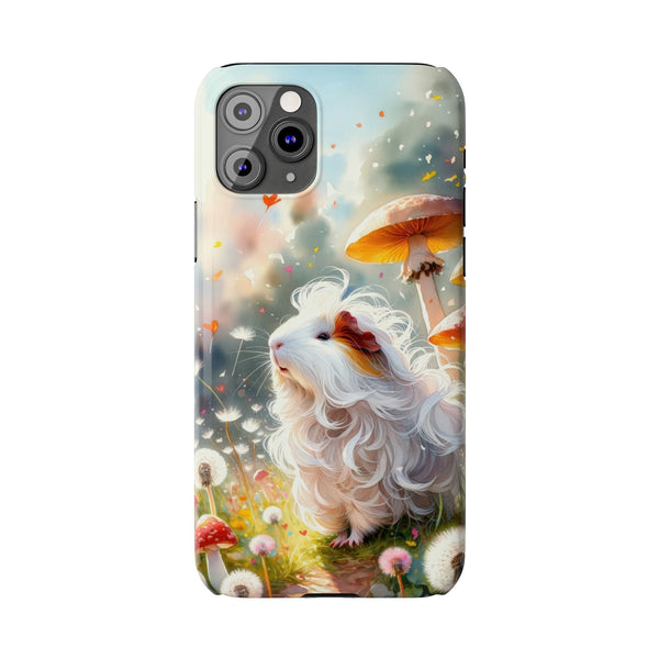 Dandelion Daze Guinea Pig Slim iPhone Case