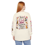 Just a Girl Who Loves Guinea Pigs Pageant Long Sleeve Tee