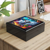 The Cavy and the Mooncat Guinea Pig Jewelry Box