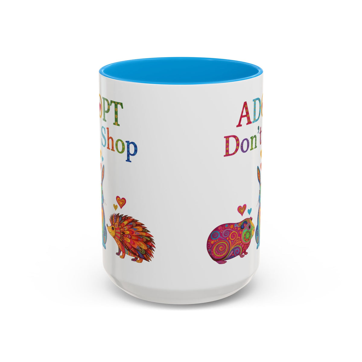 Guinea Pig Mug - Adopt Don't Shop - Boho