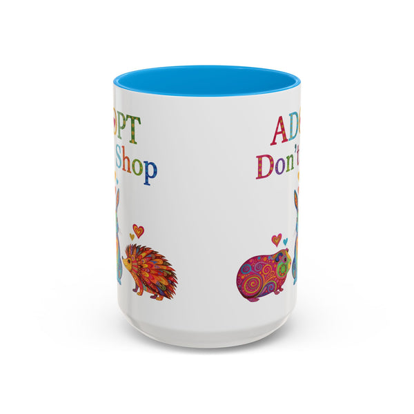 Guinea Pig Mug - Adopt Don't Shop - Boho