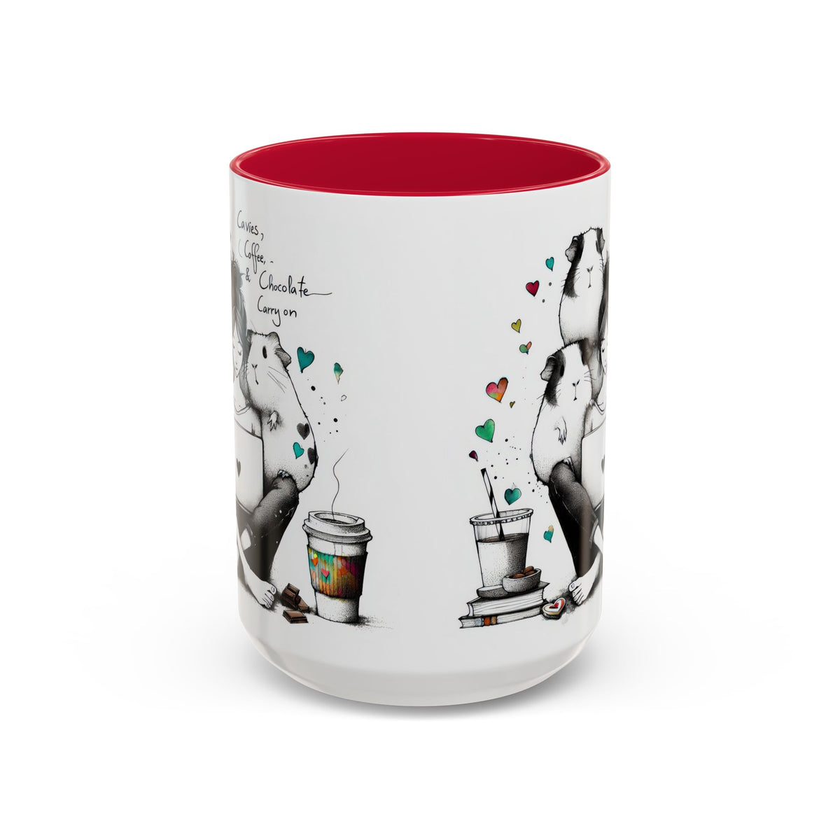 Guinea Pig Mug - Cavies, Coffee & Chocolate Carry On