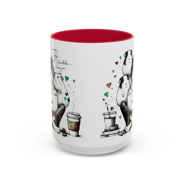 Guinea Pig Mug - Cavies, Coffee & Chocolate Carry On
