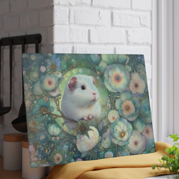 Magic Spring Piggy Portal Glass Guinea Pig Cutting Board