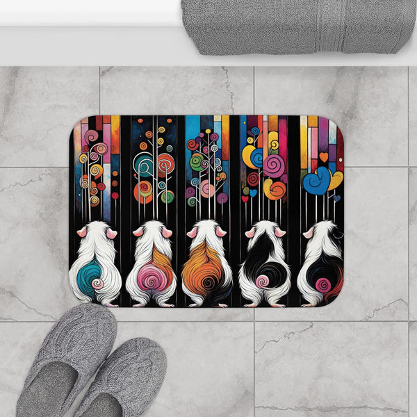 Piggy Butt Lineup Bath Mat