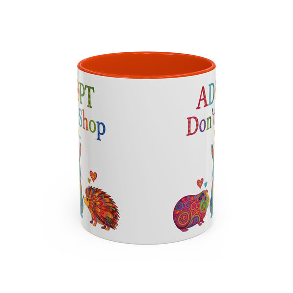 Guinea Pig Mug - Adopt Don't Shop - Boho