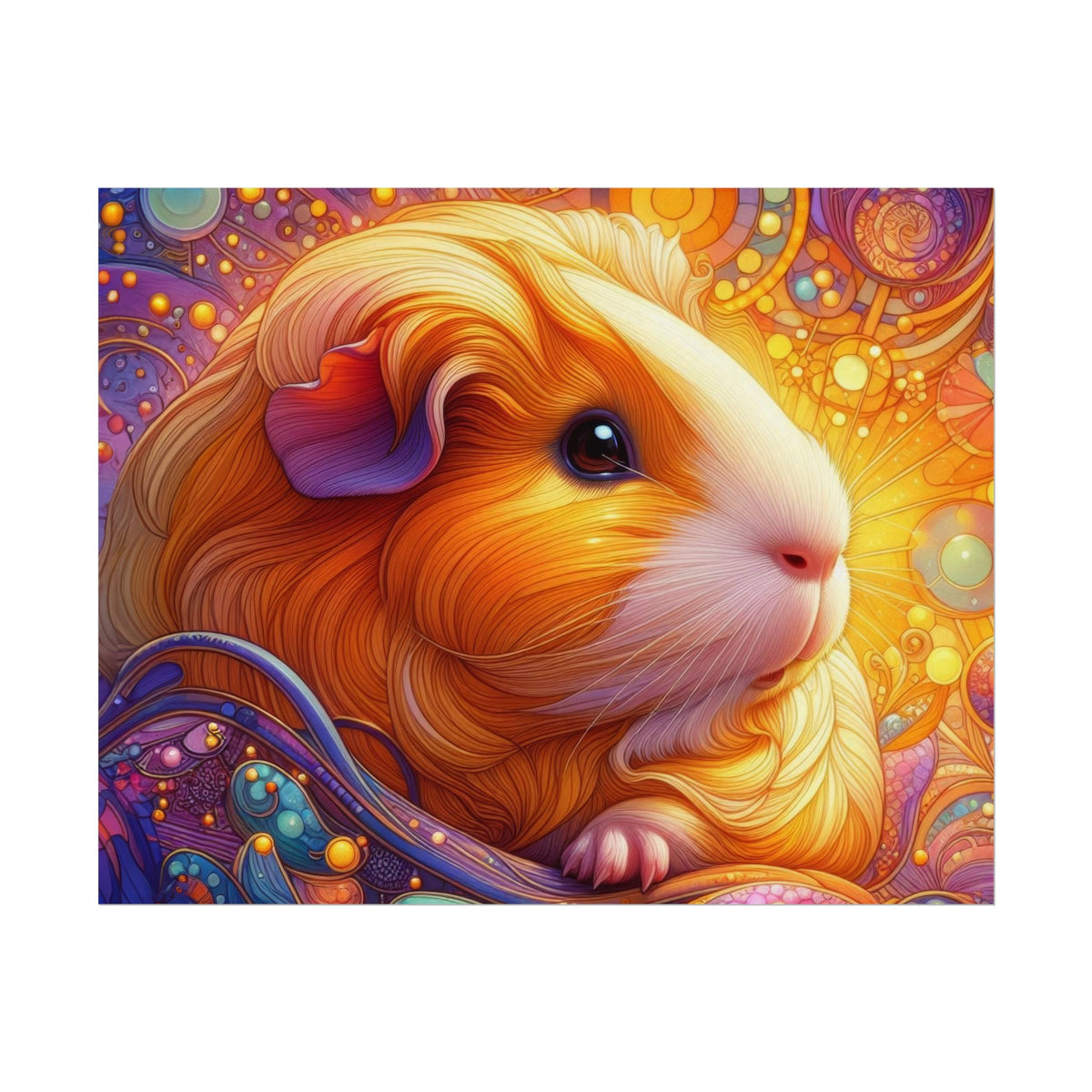 Happy Celebrations Guinea Pig Poster