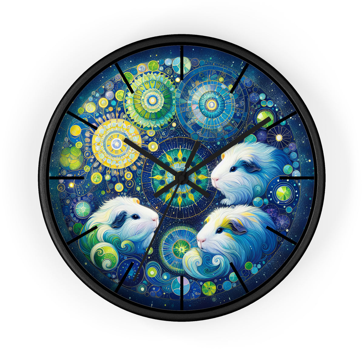 Mandala Treasure Clock