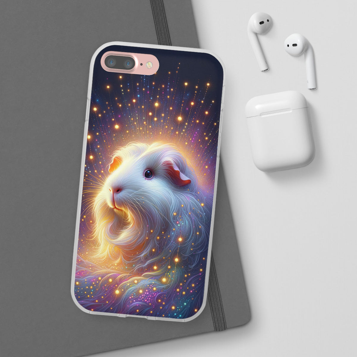 Starlight Wheek Guinea Pig Flexi Phone Case