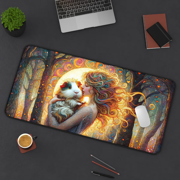 Whimsical Desk Mat with Enchanted Forest Design, Home Office Decor, Gift for Animal Lovers, Artistic Mouse Pad, Unique Work Station [...]