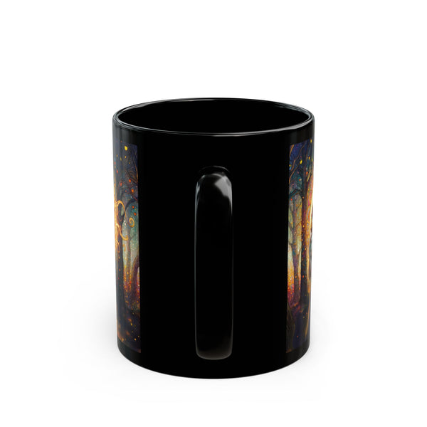 Woodlood Grace Guinea Pig Black Mug