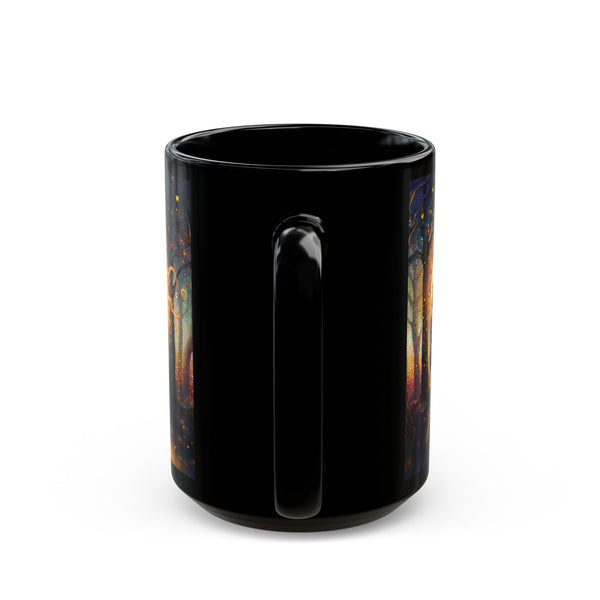 Woodlood Grace Guinea Pig Black Mug