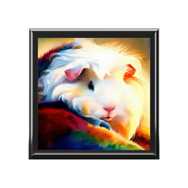 Firelight Fleece Cavy Guinea Pig Jewelry Box