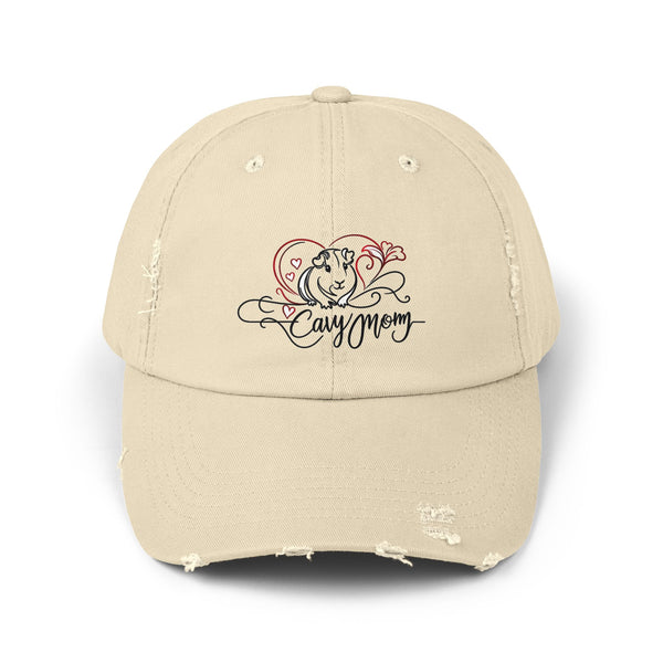 Cavy Mom Distressed Cap