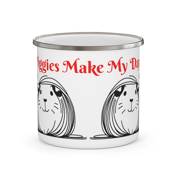 Personalized Guinea Pig Enamel Coffee Cup