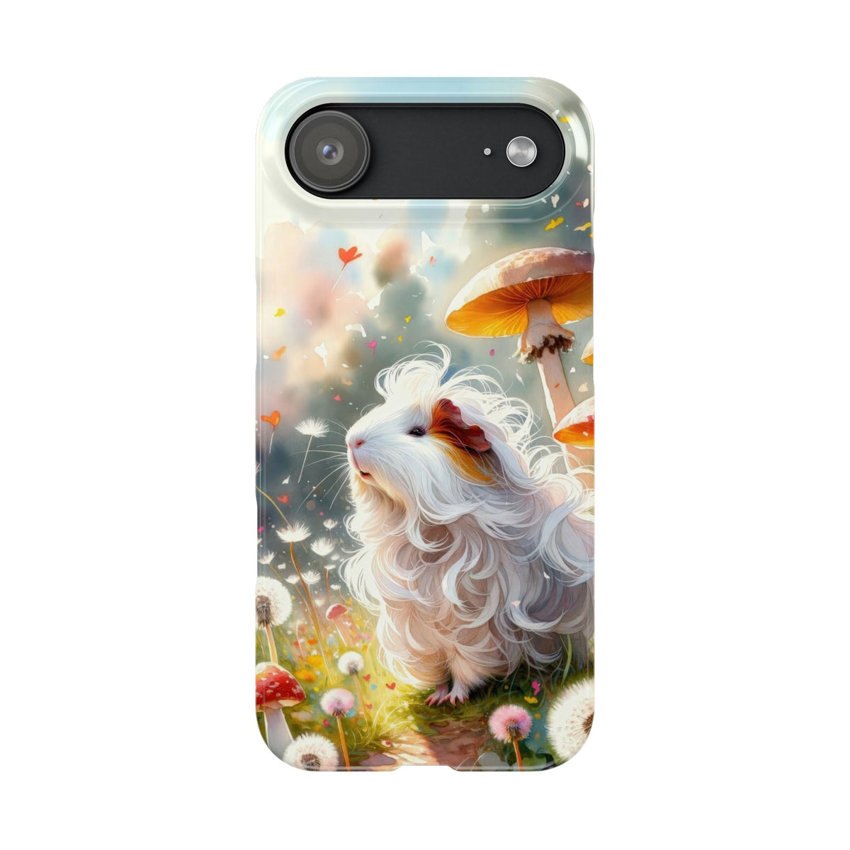 Dandelion Daze Guinea Pig Slim iPhone Case