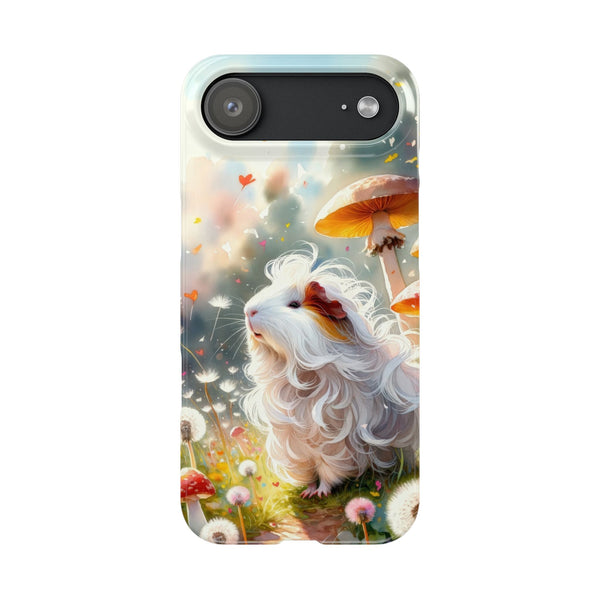 Dandelion Daze Guinea Pig Slim iPhone Case
