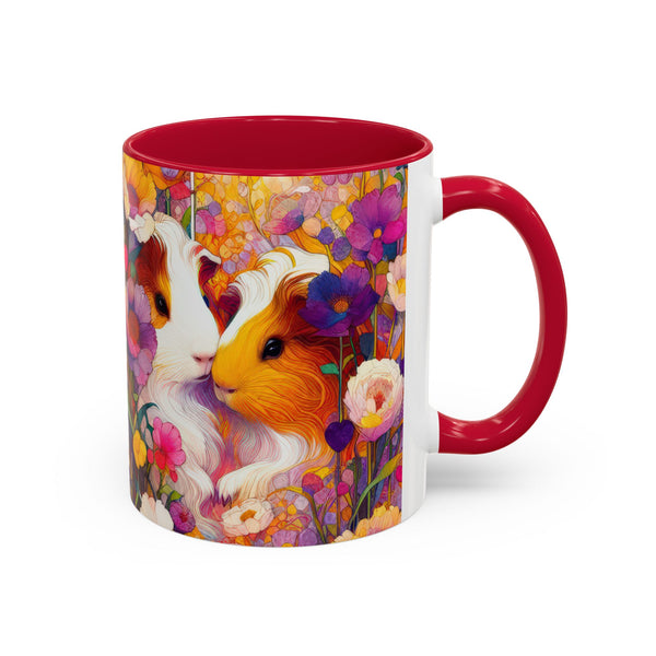 Summer Floral Seasons Guinea Pig Mug