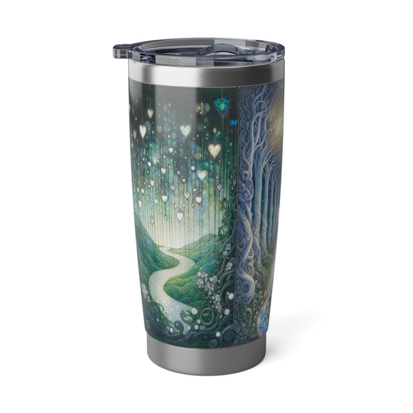 Enchanted Bunny Love Trail Chrome Tumbler