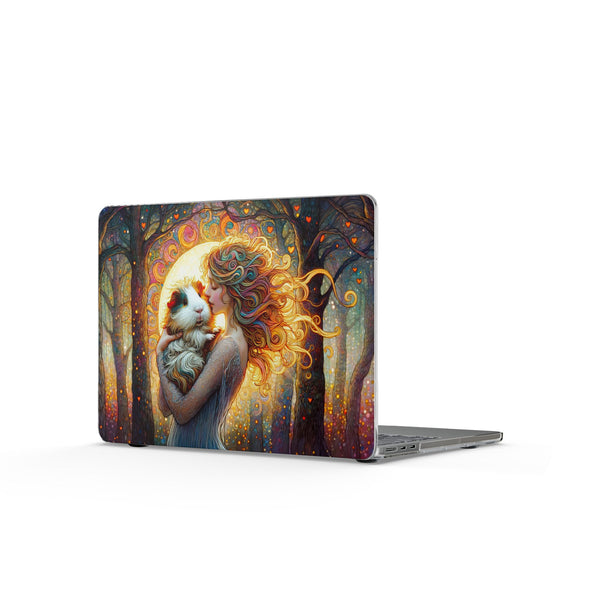 Woodland Grace Guinea Pig Macbook Case