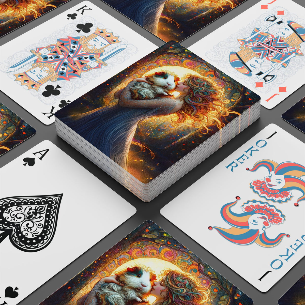 Woodland Grace Guinea Pig Playing Cards