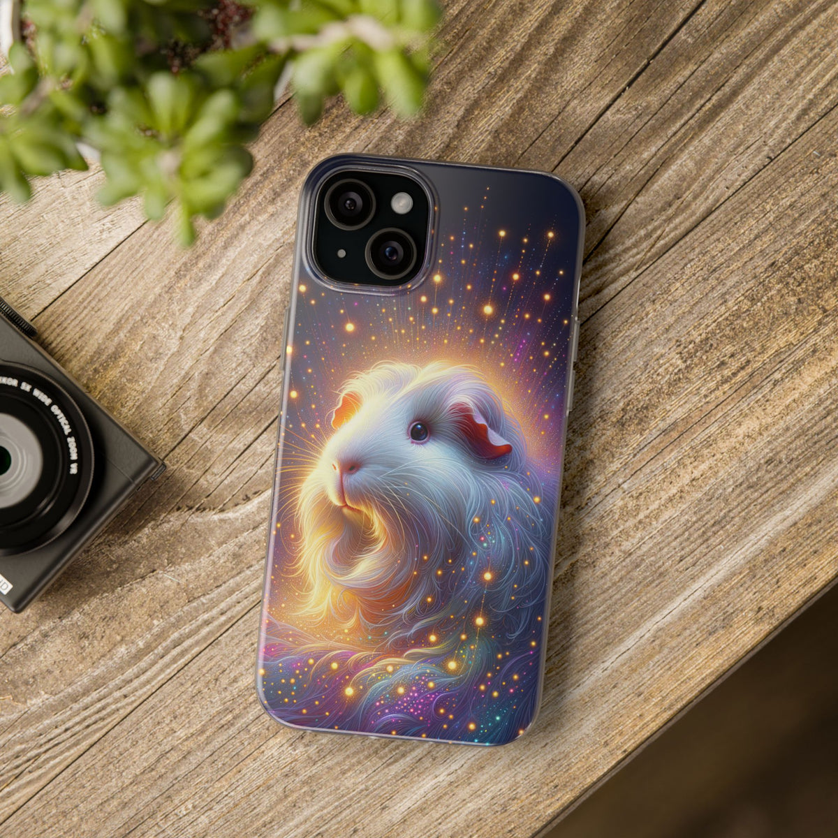 Starlight Wheek Guinea Pig Flexi Phone Case