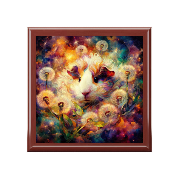 Guinea pig on spiritual fire in Dandelions Keepsake Box