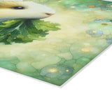 Piggy Nibbling Glass Guinea Pig Cutting Board – image 6