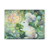 Munching Bunny Chef Rabbit Glass Cutting Board