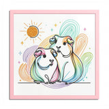 Sunny Piggy Vibes Framed Guinea Pig Wall Art – image 10