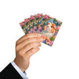 Floral Framed Guinea Pig Playing Cards – image 5