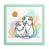 Sunny Piggy Vibes Framed Guinea Pig Wall Art – image 14